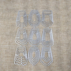 9 Flower Metal Cutting Dies Scrapbooking DIY Card Making