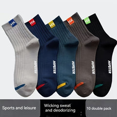 Men's Soft Low Cut Ankle Socks, 1 Pair or 5 Pairs