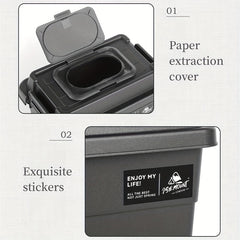 Outdoor Desktop Paper Drawer Storage Box Trash Bin Seasoning Bottle Storage Box