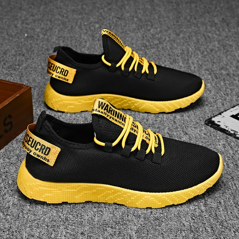 Men's Breathable Woven Running Shoes - Outdoor Sneakers