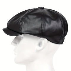 Adjustable Ear Protection Newsboy Cap for Men Women