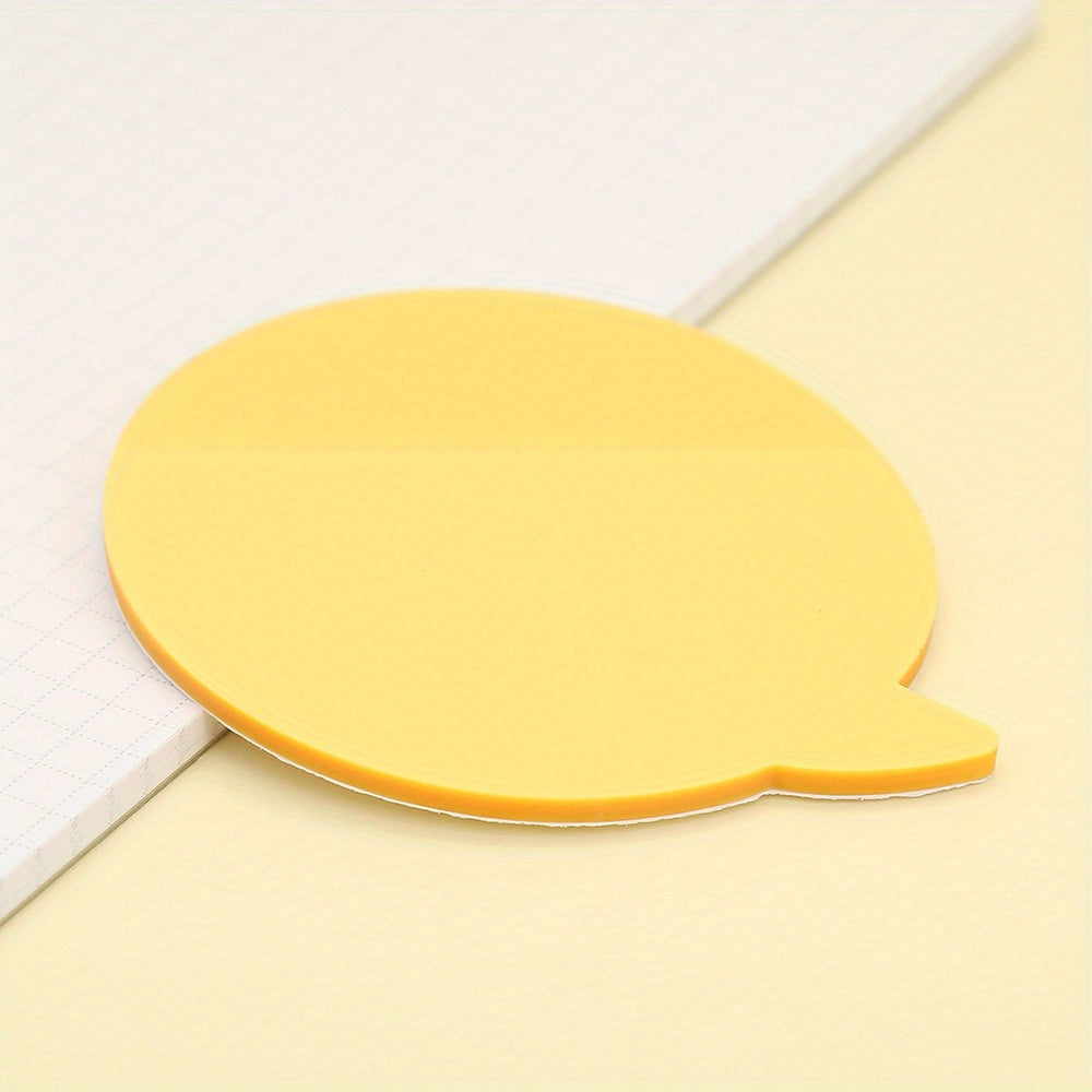 1pc Transparent PET Sticky Notes Pure Message Paper Special shaped Note Book