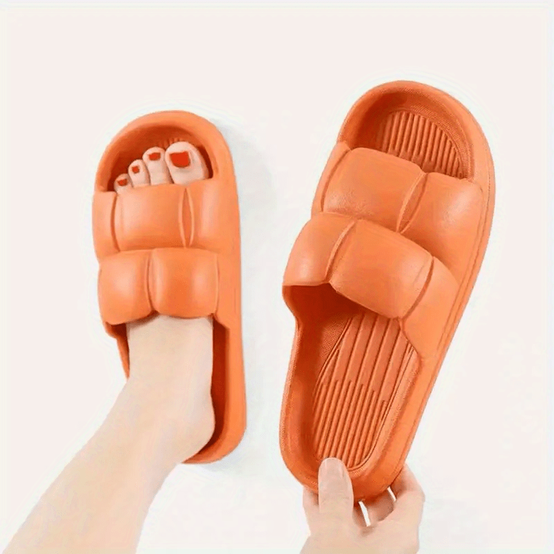 Flowers Platform Slides Non Slip Home House Shoes