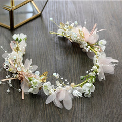 Flowers Butterfly Wreath Princess Hair Accessories