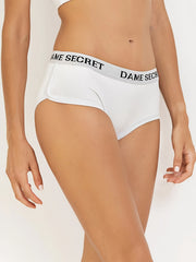2pcs Letter Patten Low Waist Sports Briefs Women's Activewear