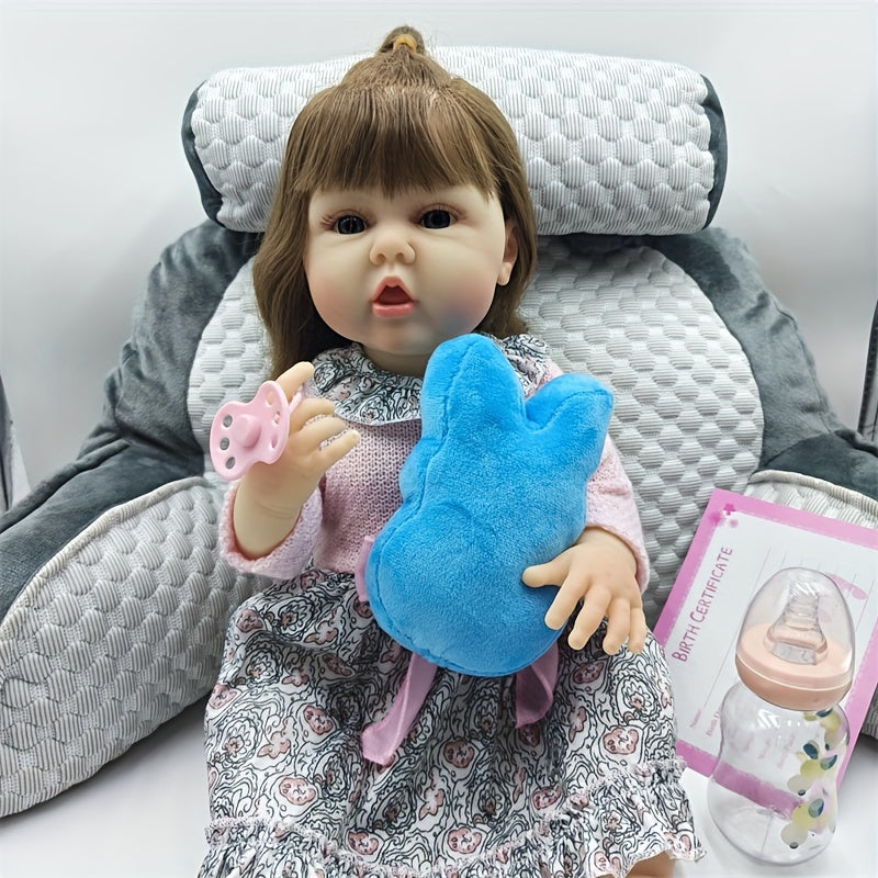 22" Soft Hair Transplant Reborn Doll for Kids