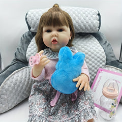 22" Soft Hair Transplant Reborn Doll for Kids