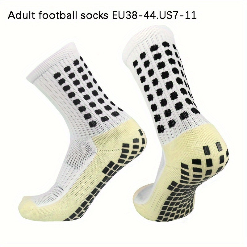 Non Slip Football Socks for Soccer Rugby Basketball Running EU35-39 Kids EU38-44