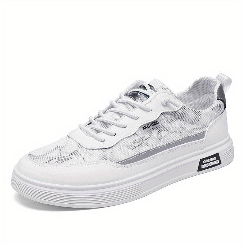 Men's Lace-up Front Skate Shoes Outdoor Casual Sneakers