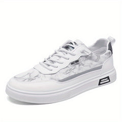 Men's Lace-up Front Skate Shoes Outdoor Casual Sneakers