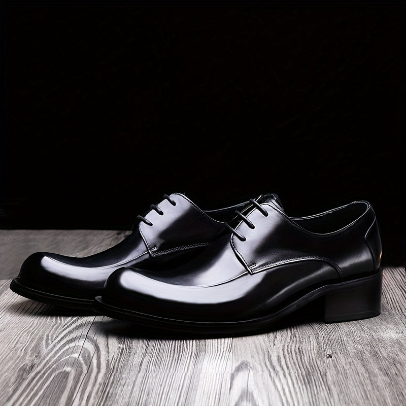 Men's Lace-up Smart Casual Dress Shoes Outdoor Rubber Sole