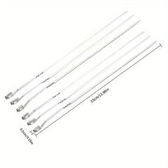 20pcs Stainless Steel BBQ Skewers & Forks, Easy to Clean & Carry