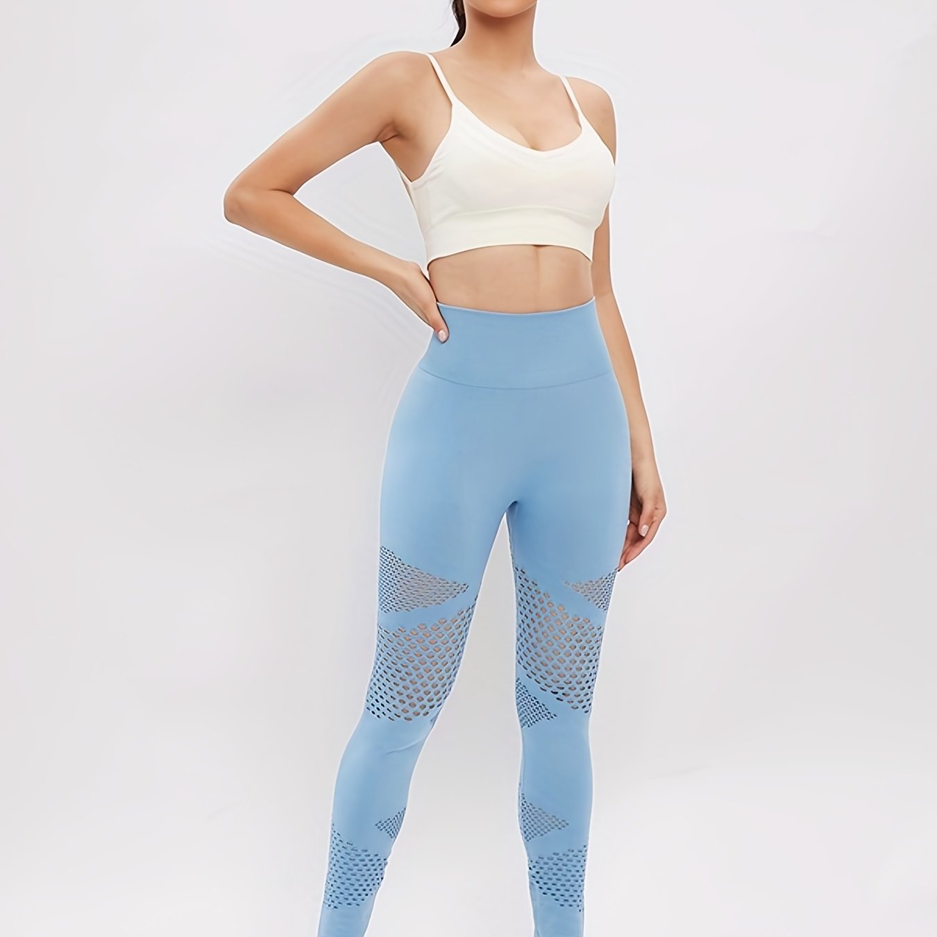 High Waist Breathable Running Leggings Sports Tights Activewear