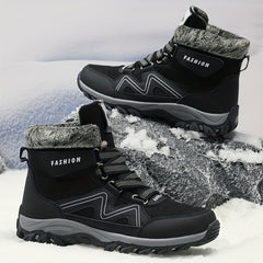 Men's Snow Boots Thermal Windproof Hiking Shoes