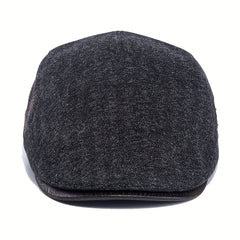 Winter Woolen Newsboy Flat Cap Warmer Beret Hat Men's Ivy Golf Hats