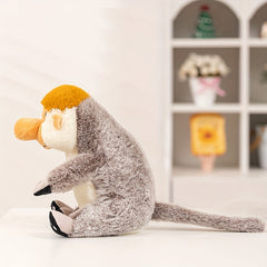 Adorable Proboscis Monkey Plush Doll 66in Soft Stuffed Animal