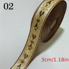 1yd Ethnic Retro Cloth Strips Curtain Lace DIY Clothing Accessories