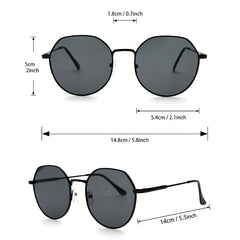 Vintage Round Metal Sunglasses