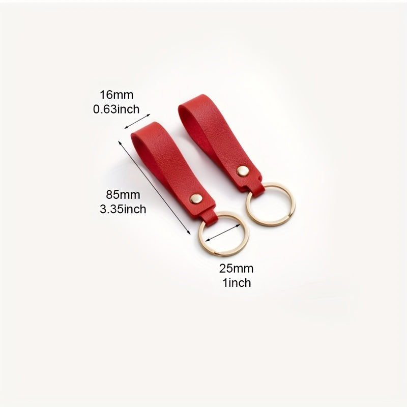 Classic Leather Keychain For Men Bag Charm