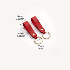 Classic Leather Keychain For Men Bag Charm