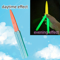 3D Carrot Butterfly Glowing In The Dark Gravity Toy
