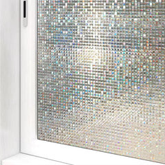 Privacy Window Film No Glue Door Glass Cover Decals Static Clings Sticker