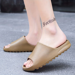 Men's Pillow Slides Casual Non Slip Slippers Open Toe Shoes