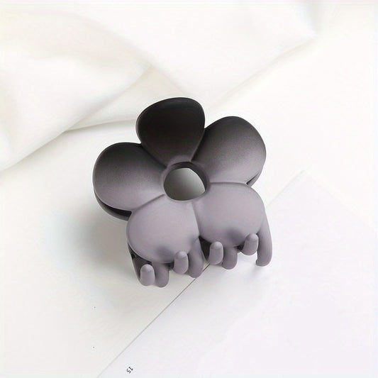 4pcs Gradient Flower Hair Claw Accessories Set