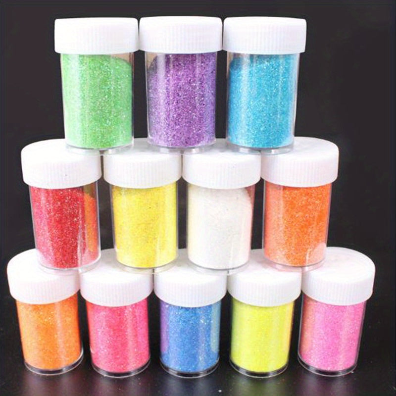 24 Colors Nail Art Glitter Powder 20g Bottle Golden Powder