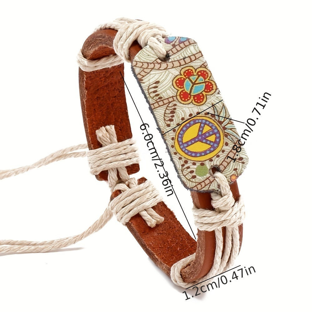 Retro Style Unisex Hemp Rope Braided Bracelet