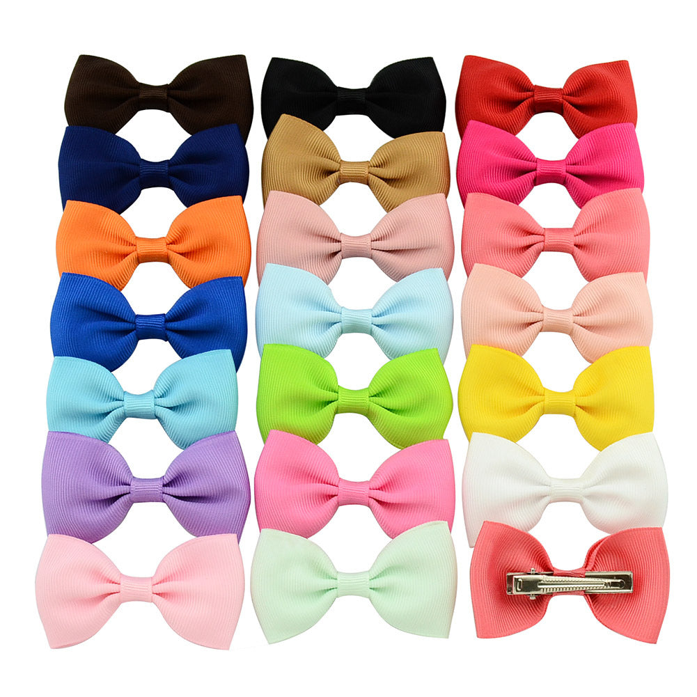 20pcs Bow Hair Clips for Kids