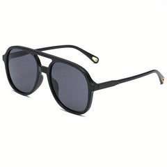 Men's Retro Square Polarized Aviator Sunglasses 70s Style