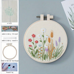 Embroidery Starter Kit for Beginners - Cross Stitch Kits for Adults