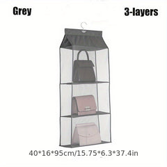4 Layer Hanging Storage Bag Organizer
