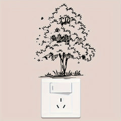Tree Cartoon Decorative Switch Sticker Wall Decal