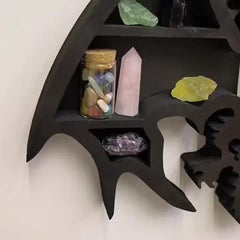 Gothic Dragon Crystal Holder Display Shelf Home Decor