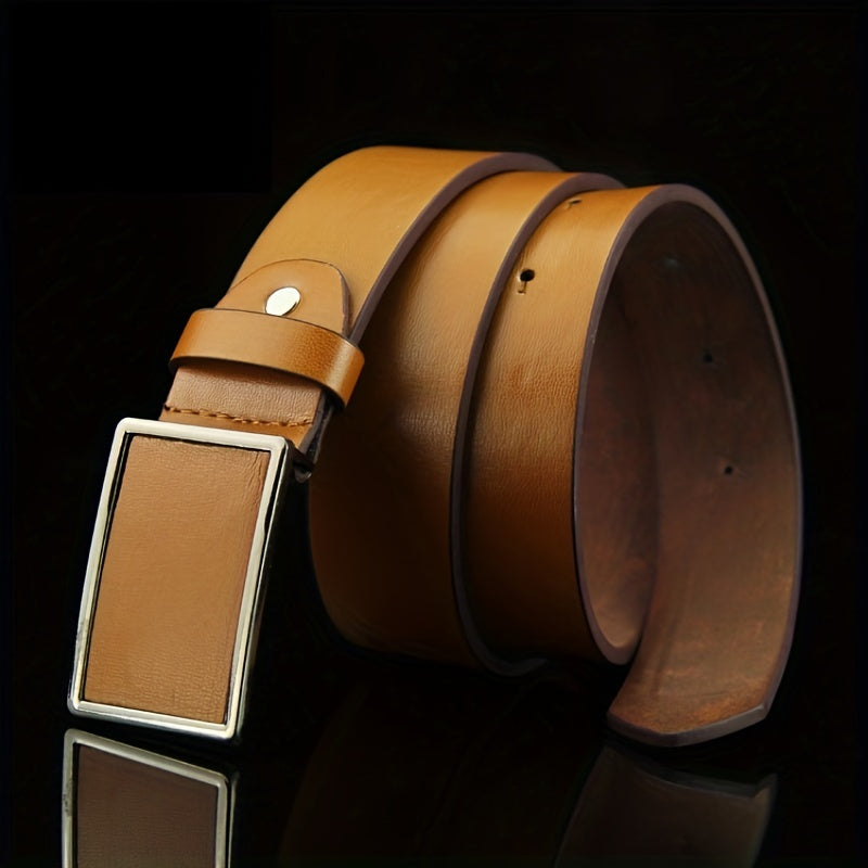 Men's Retro Buckle Belt Casual Buckle Jeans Belt