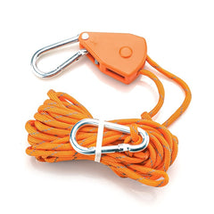 Adjustable Metal Pulley Wind Rope for Camping Tent and Picnic