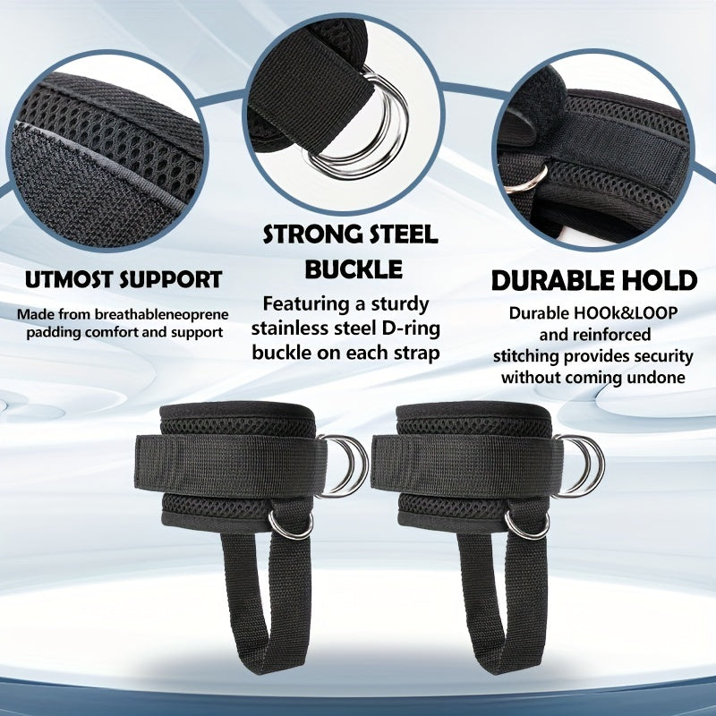 Ankle Strap Leg Gym Cable Attachment Pulley Machine Weight