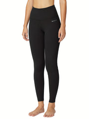 Women's High Waist Yoga Leggings Slim Fit Breathable Workout Tights