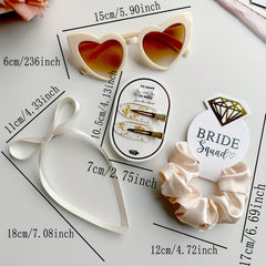 4pcs Bridal Team Headpiece Set