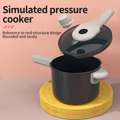 Kids Play Kitchen Toy Set with Cooking Pot and Stove