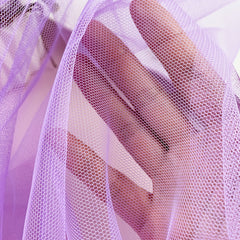 Purple Mesh DIY Wedding Dress Headwear Accessories