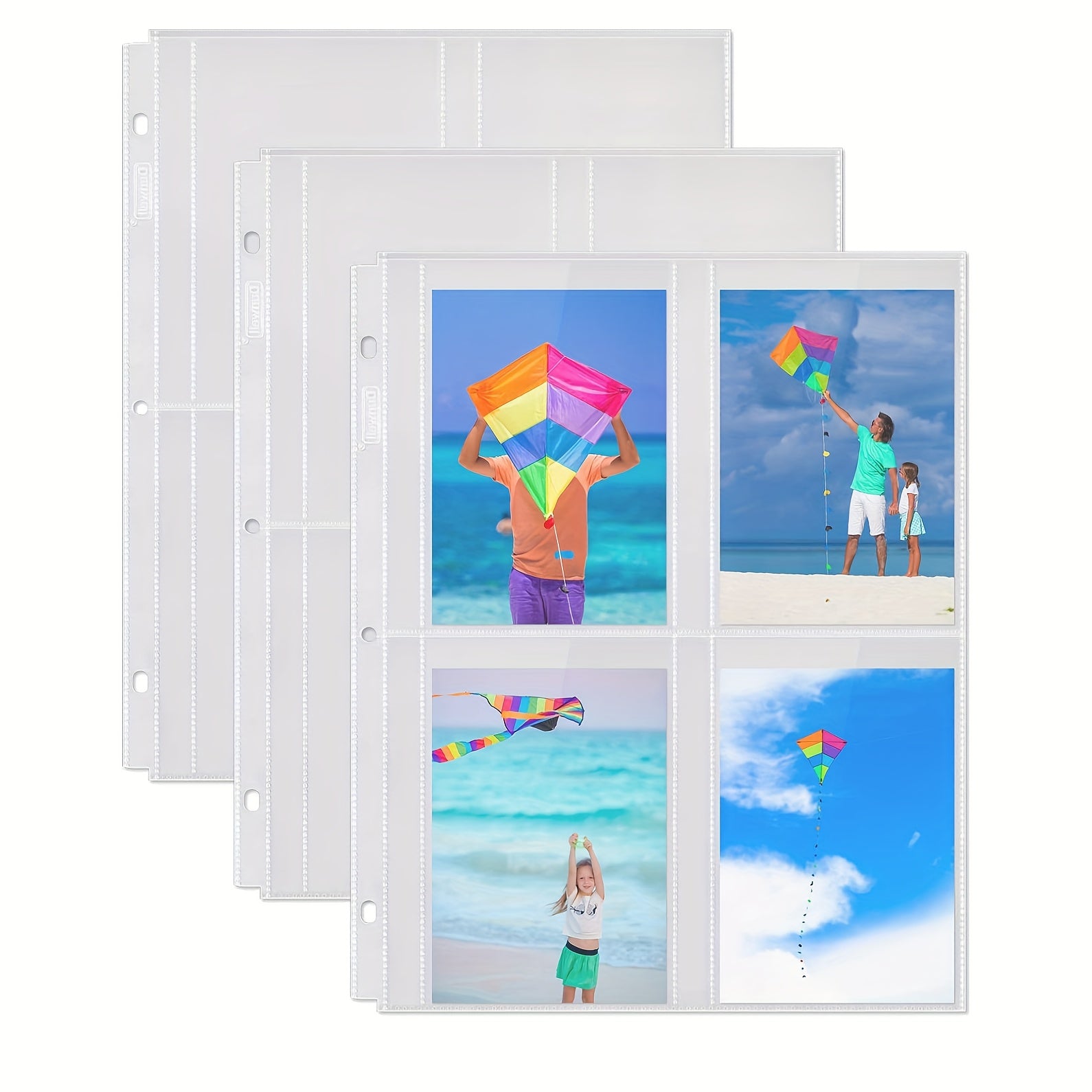 Card Book Album Loose Leaf Core - 180 Card Slot Replacement Name & Photo Storage