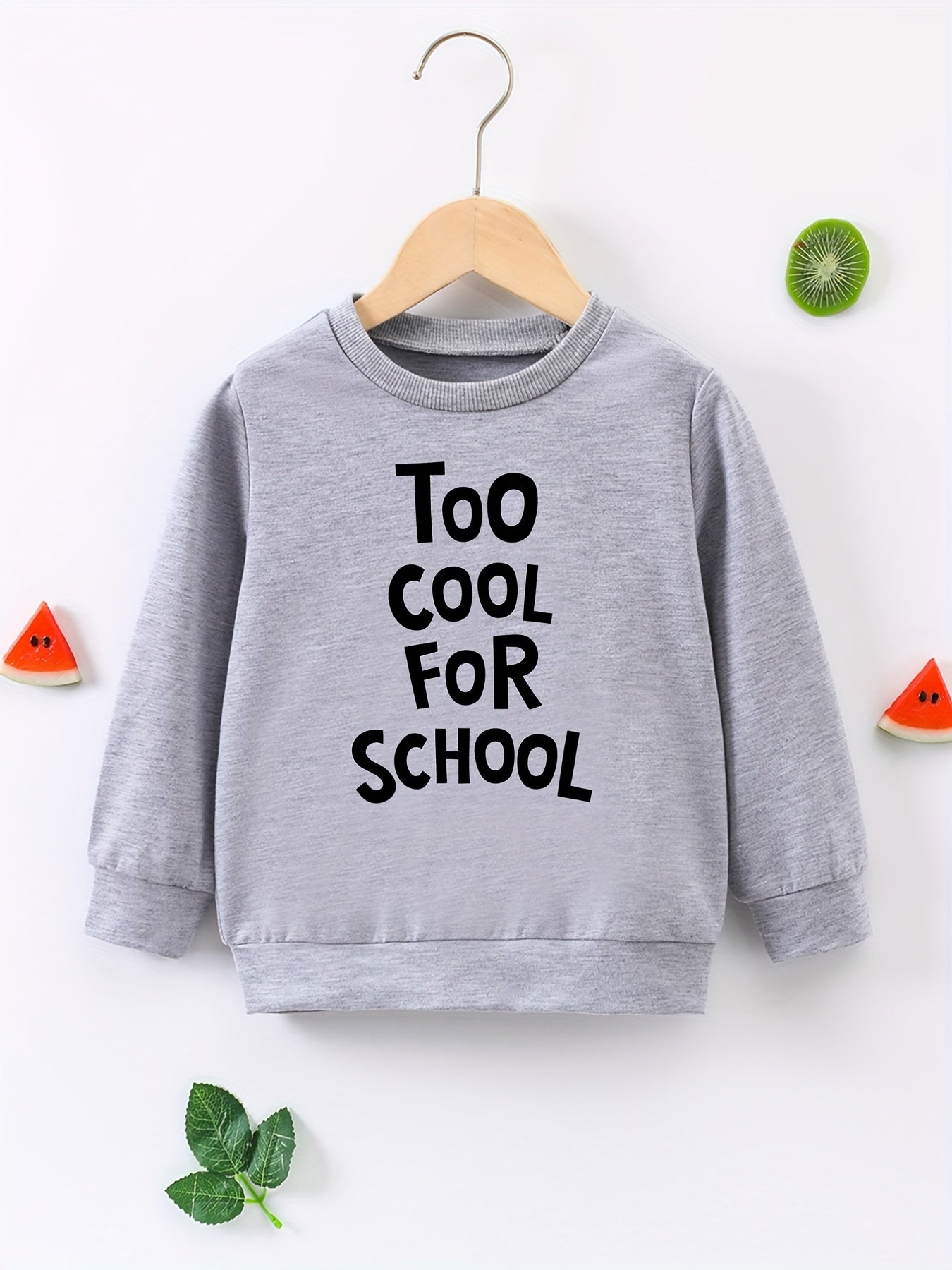 TOOL FOR SCHOOL Boys Sweatshirt Long Sleeve Crew Neck Tops