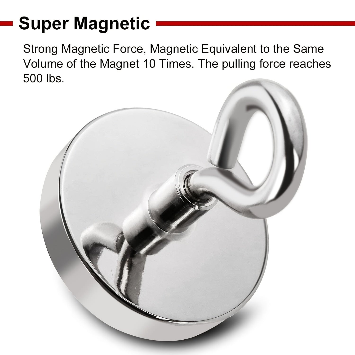 190 Kg Fishing Magnet Neodymium Rare Earth 420 Lb