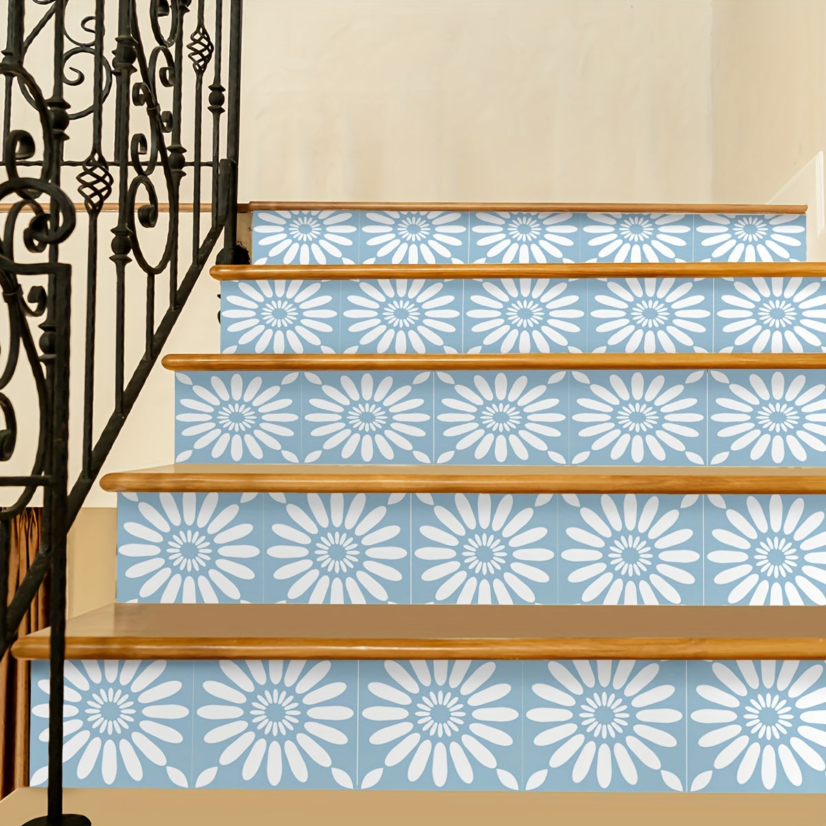 9pcs Nordic Style Floor Stickers Non slip Waterproof Decal Vinyl Stickers