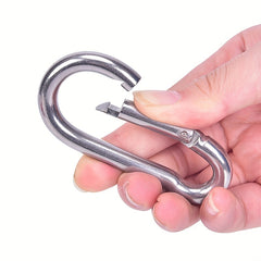Stainless Steel Carabiner Snap Hook for Keychain and Outdoors