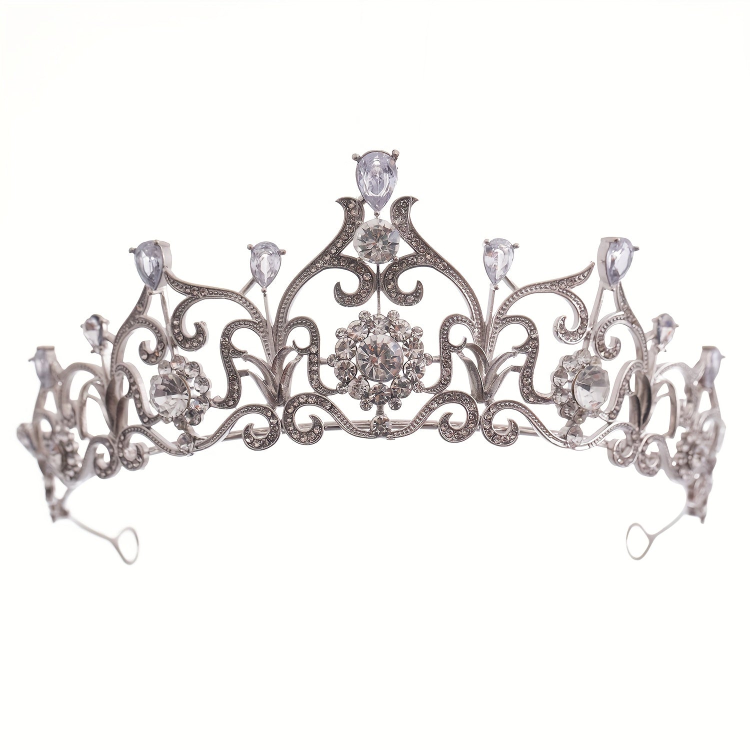 Wedding Crown For Bride Tiaras Rhinestone Hair Jewelry Crystal Hair Accessories