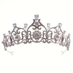 Wedding Crown For Bride Tiaras Rhinestone Hair Jewelry Crystal Hair Accessories